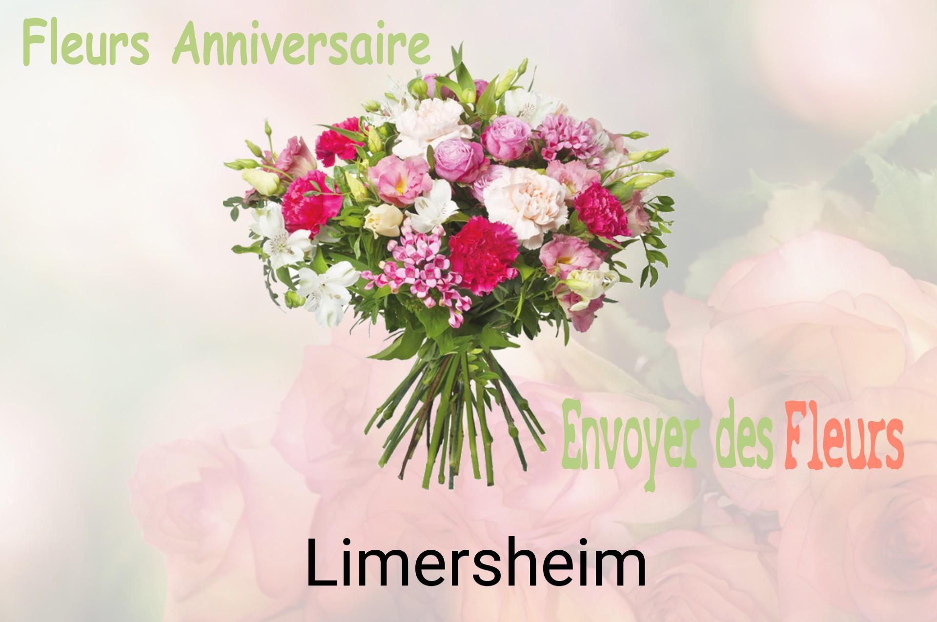 Bouquet de fleurs d’anniversaire livré à Limersheim