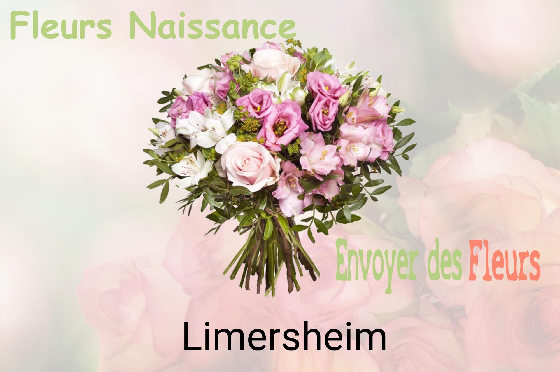 Bouquet de fleurs de naissance livré à Limersheim