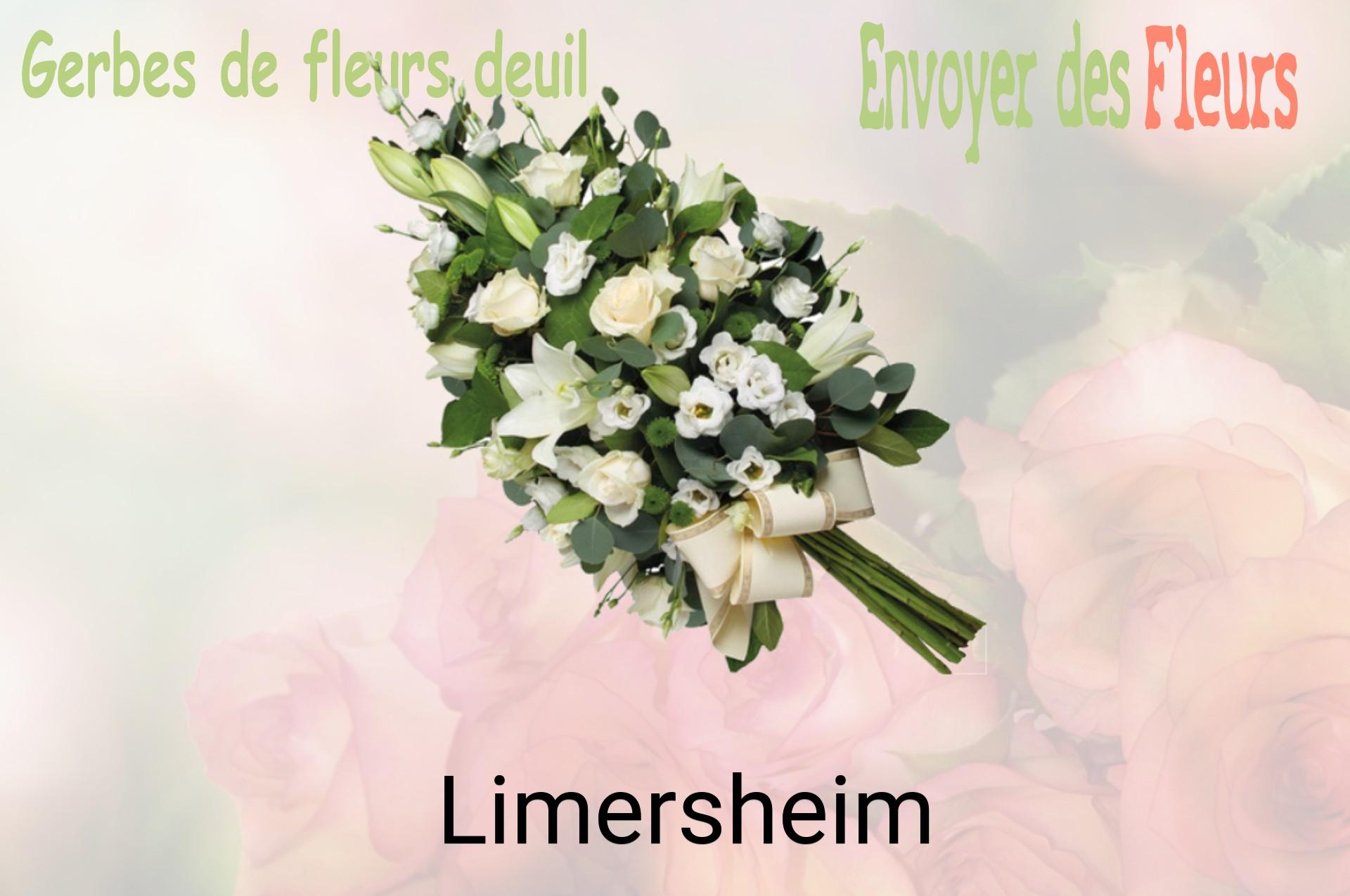 Gerbe de fleurs de deuil livrée à Limersheim